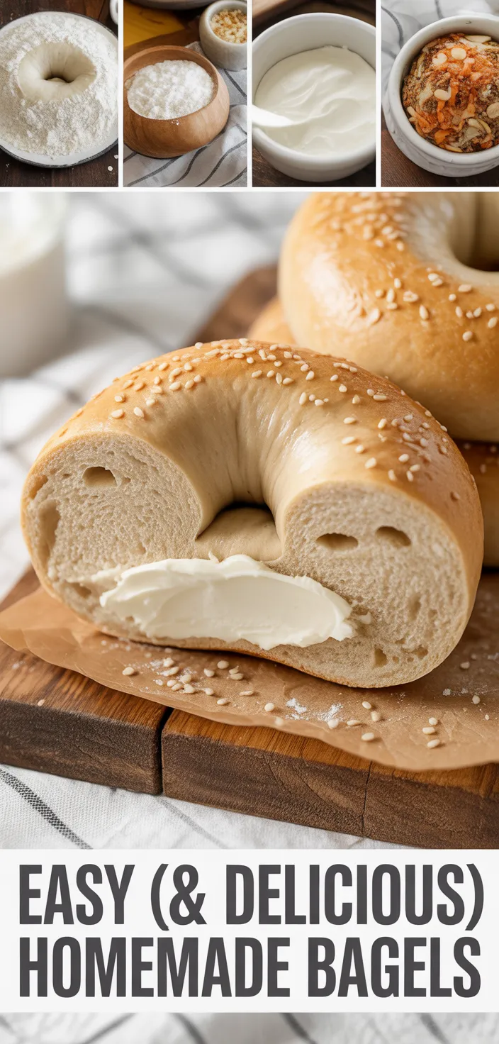 A photo of Easy (& Delicious) Homemade Bagels Recipe