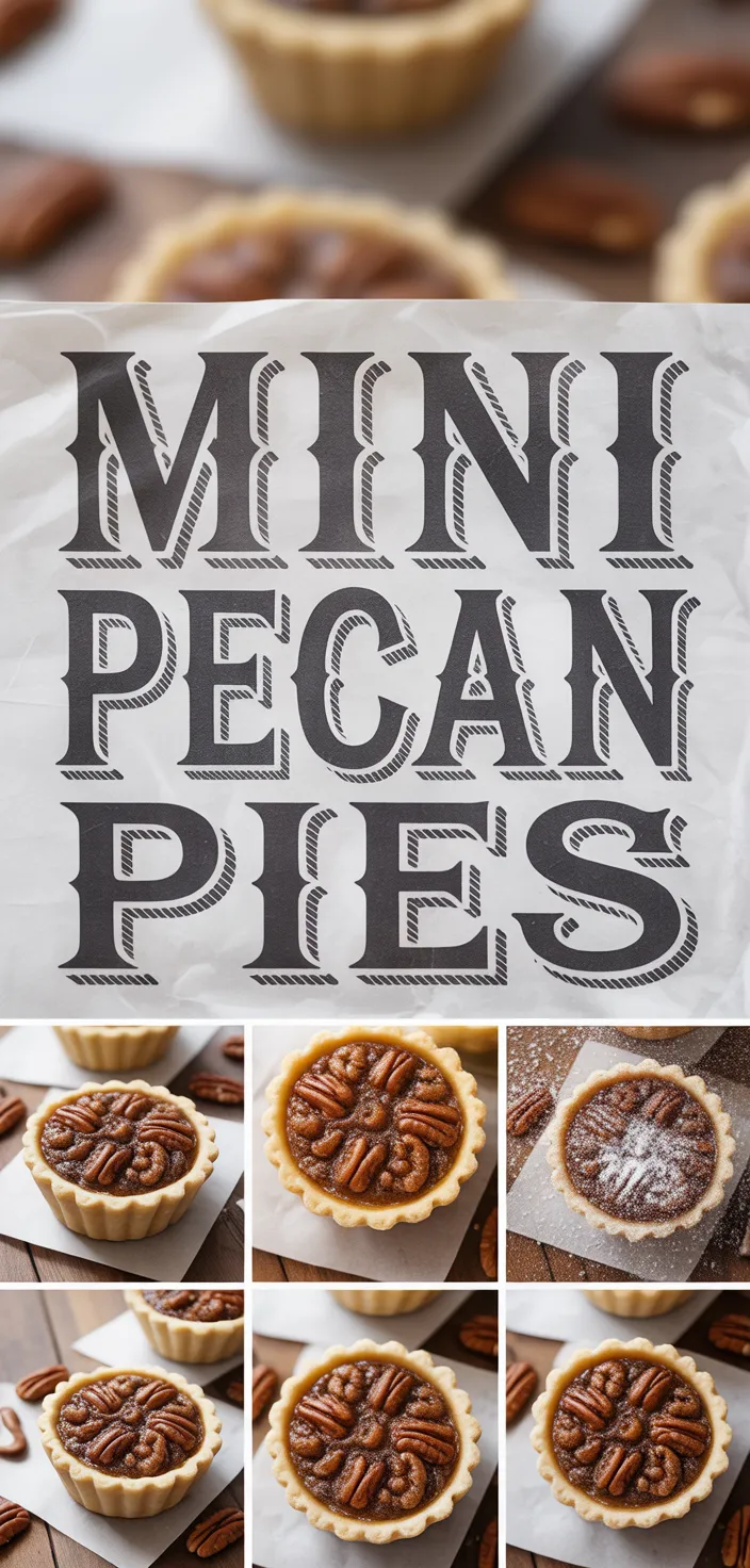 A photo of Mini Pecan Pies Recipe