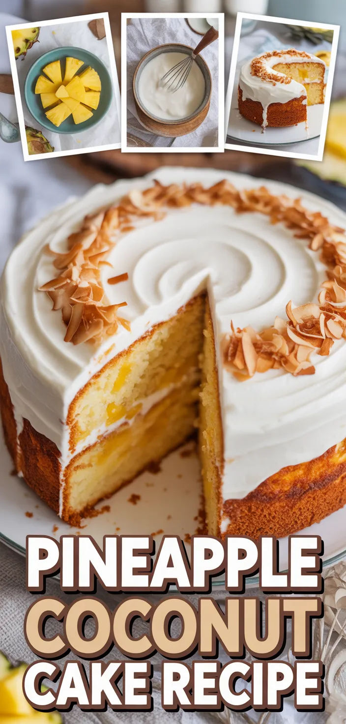 A photo of Pineapple Coconut Cake Recipe