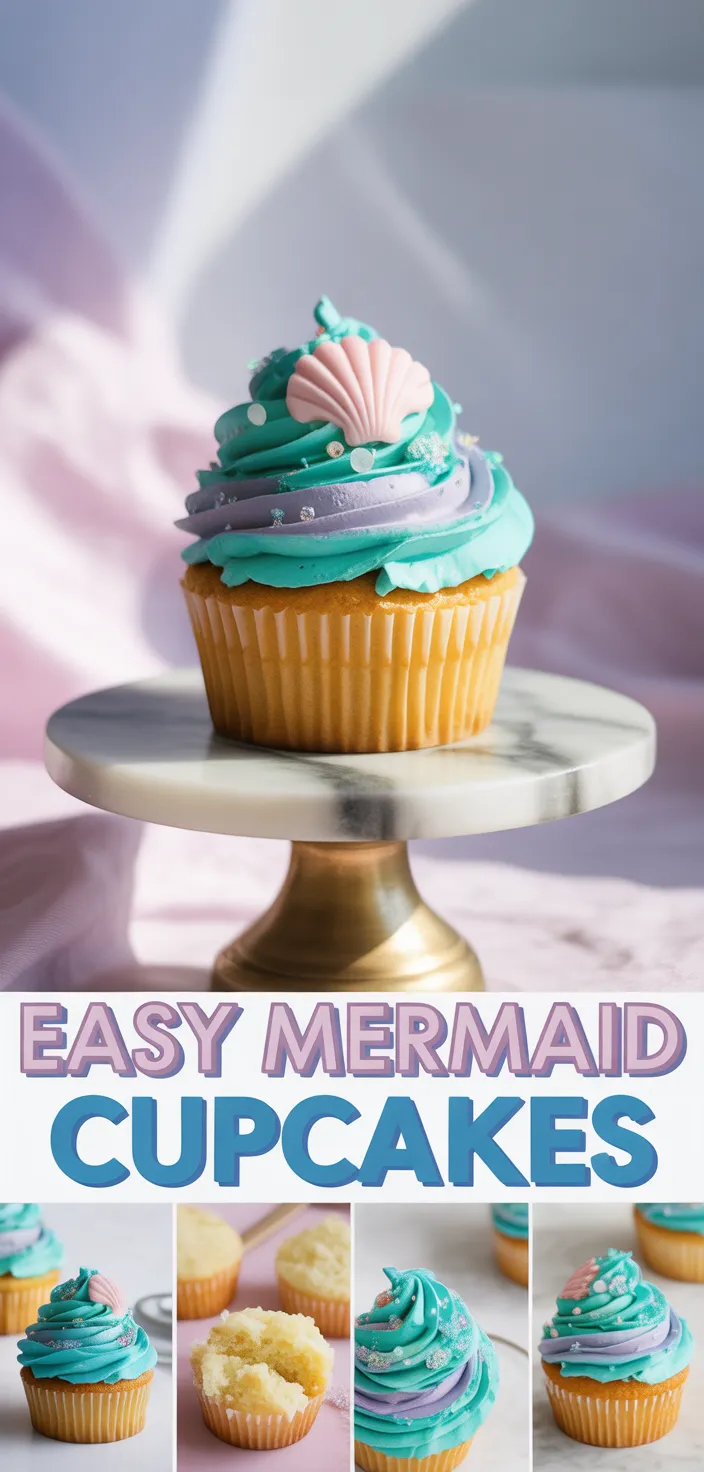 A photo of You Won't Believe How Incredibly Easy These Mermaid Cupcakes Are To Make! Recipe