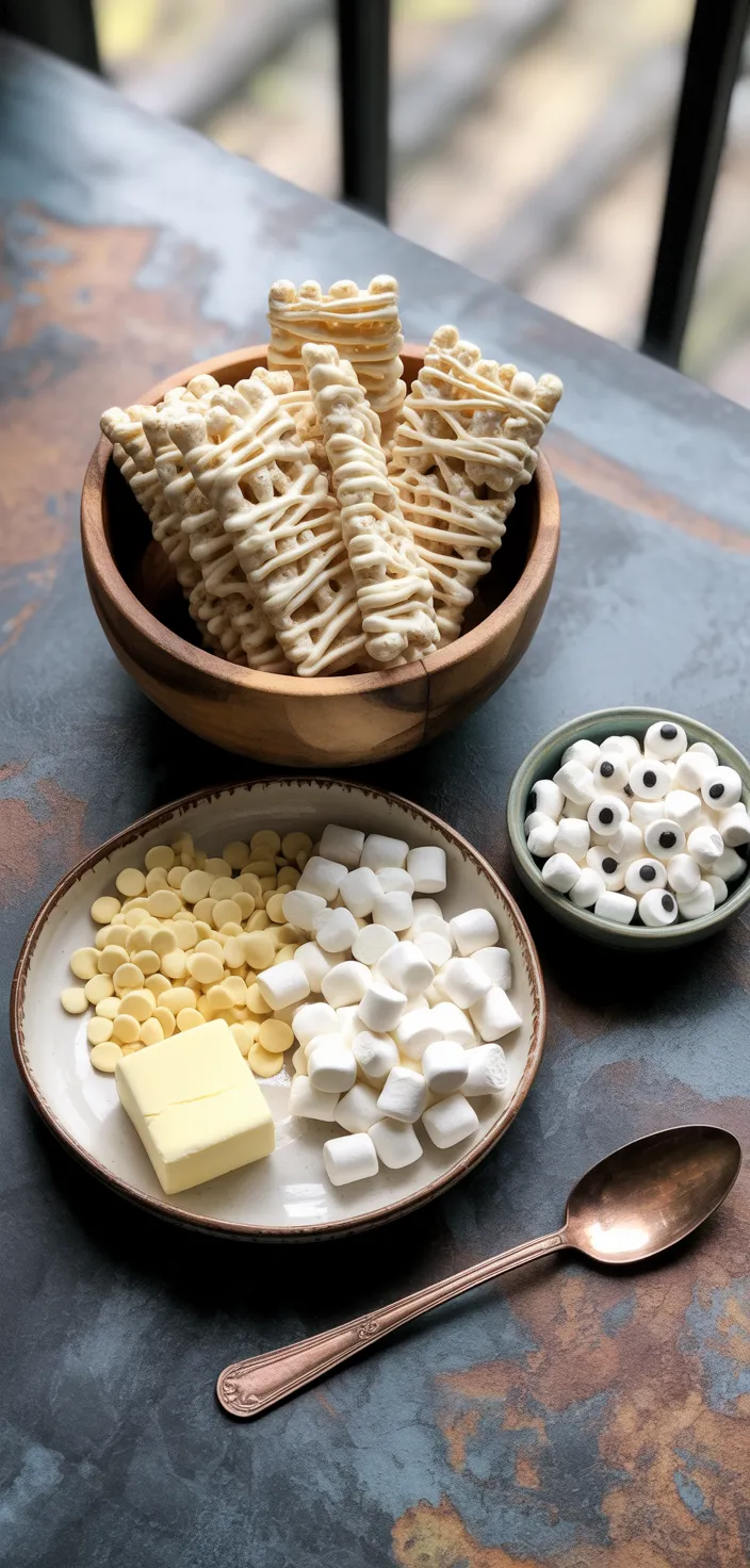 Ingredients photo for Halloween Mummy Treats Recipe