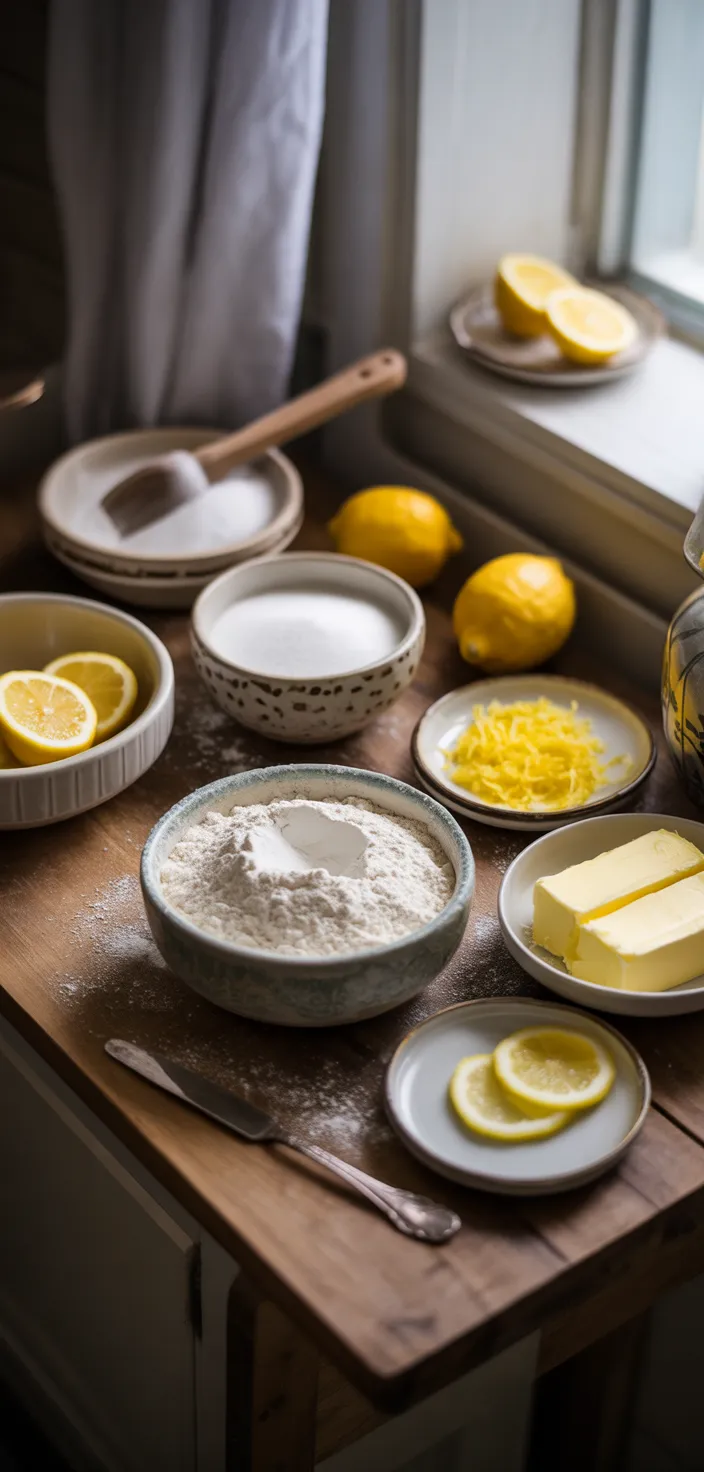 Ingredients photo for Lemon Cake Recipe