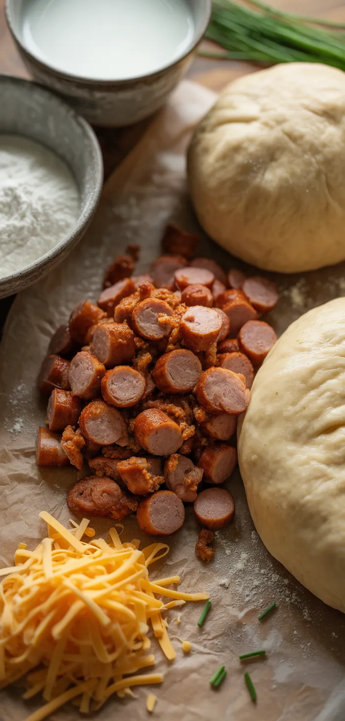 Ingredients photo for Sausage Gravy Breakfast Pizza Recipe You'll Love