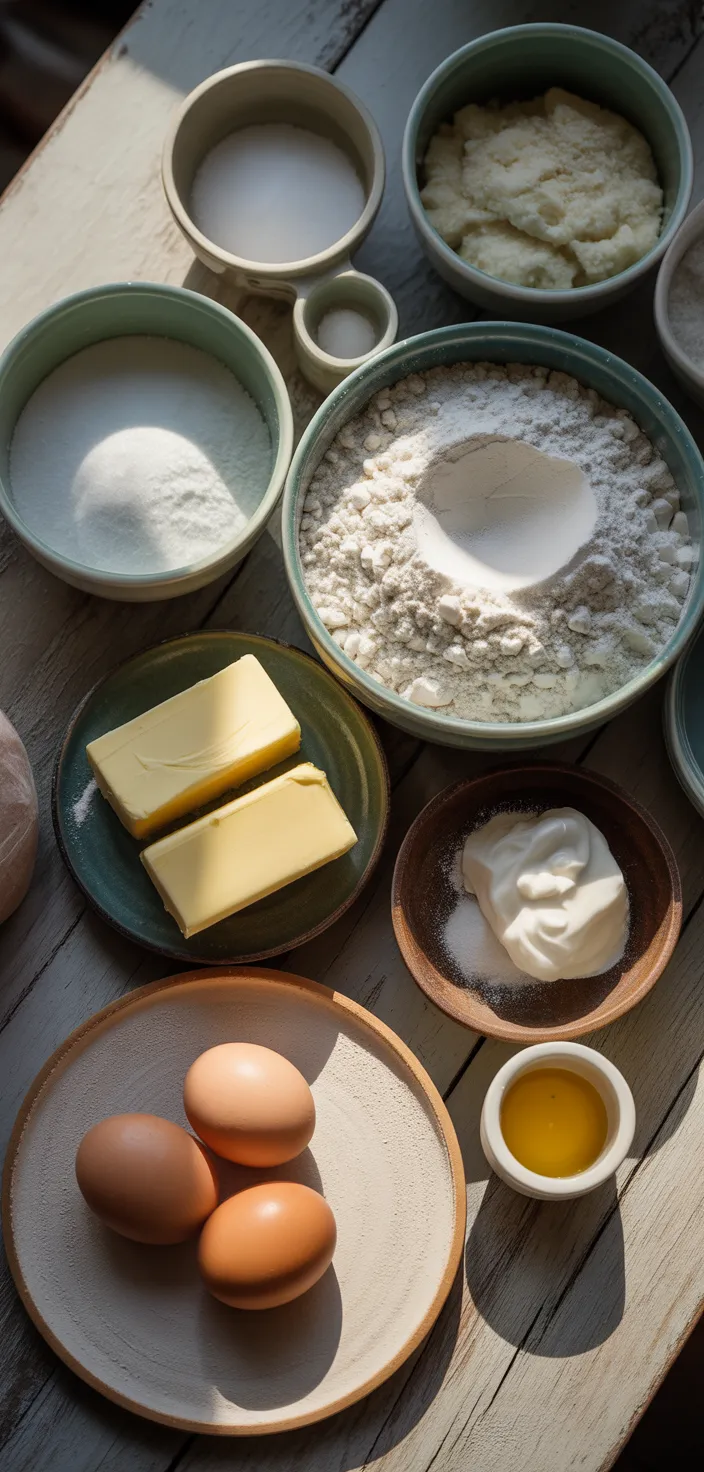 Ingredients photo for Softest, Chewiest Sugar Cookies Recipe