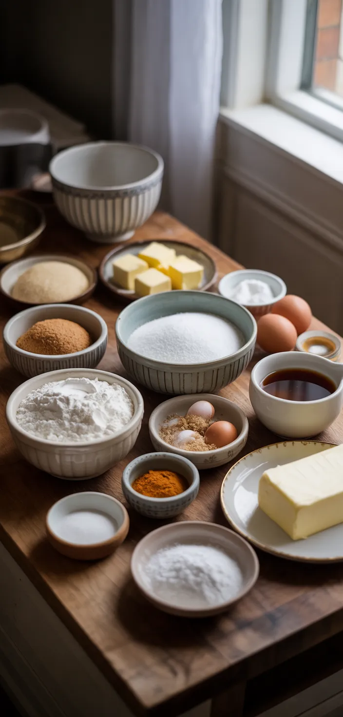 Ingredients photo for Spice Cake (BEST EVER! With Cream Cheese Frosting) Recipe