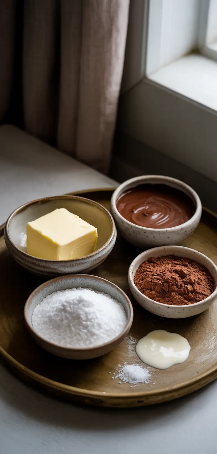 Ingredients photo for The BEST Chocolate Buttercream Frosting! Recipe