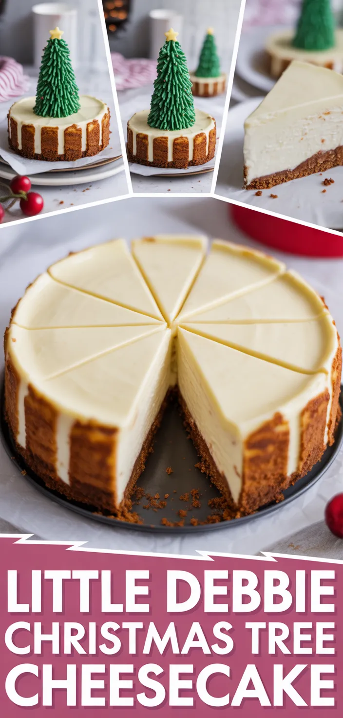 A photo of Little Debbie Christmas Tree Cheesecake Recipe
