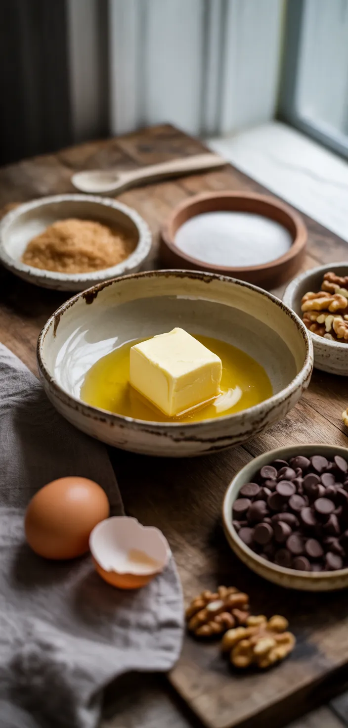 Ingredients photo for Quick Chocolate Chip Cookies Bars Recipe