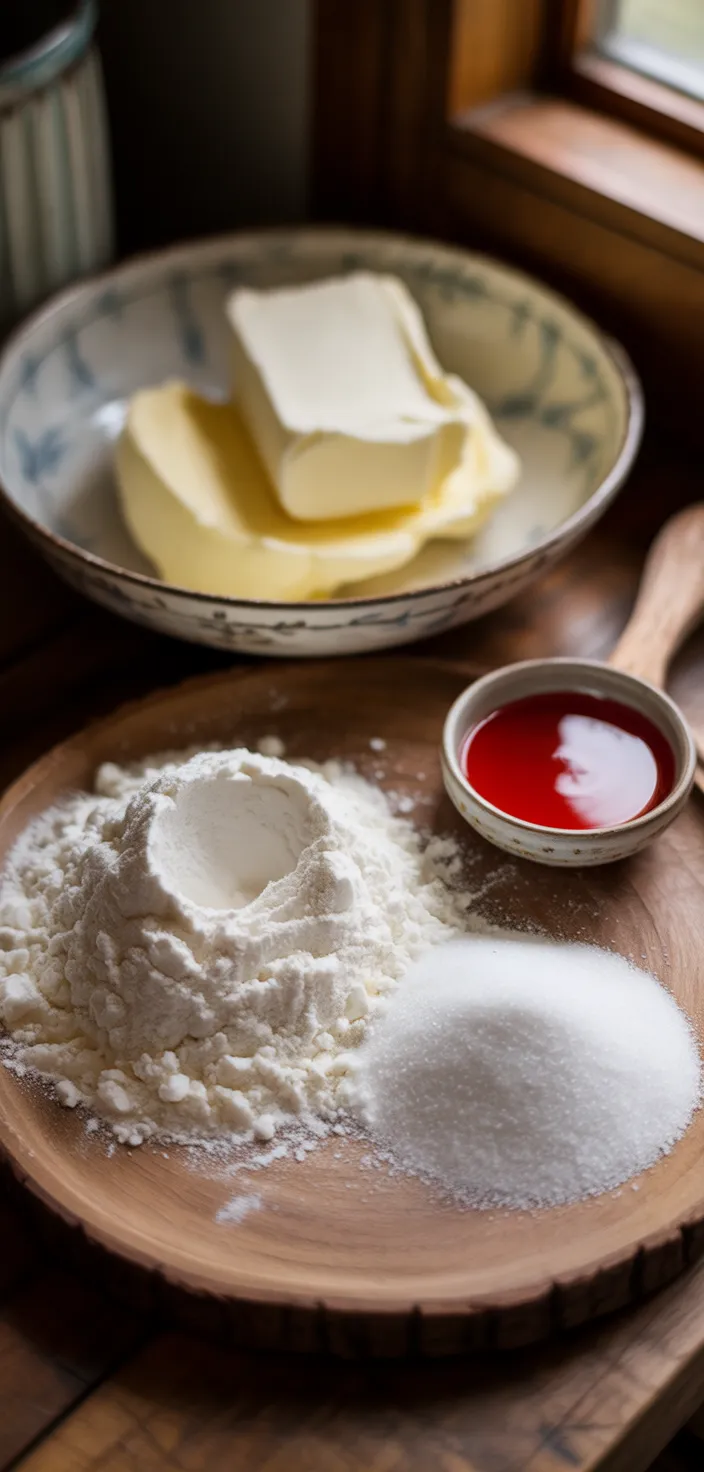 Ingredients photo for Best Red Velvet Cake Recipe