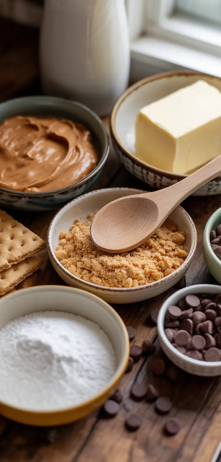 Ingredients photo for Buckeye Bars Recipe