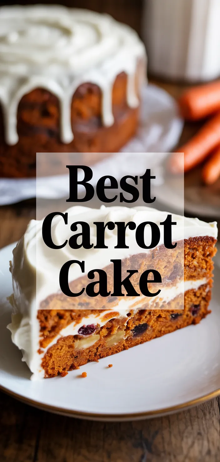 A photo of Best Carrot Cake Recipe (SO Good – You’ll LOVE This One!)