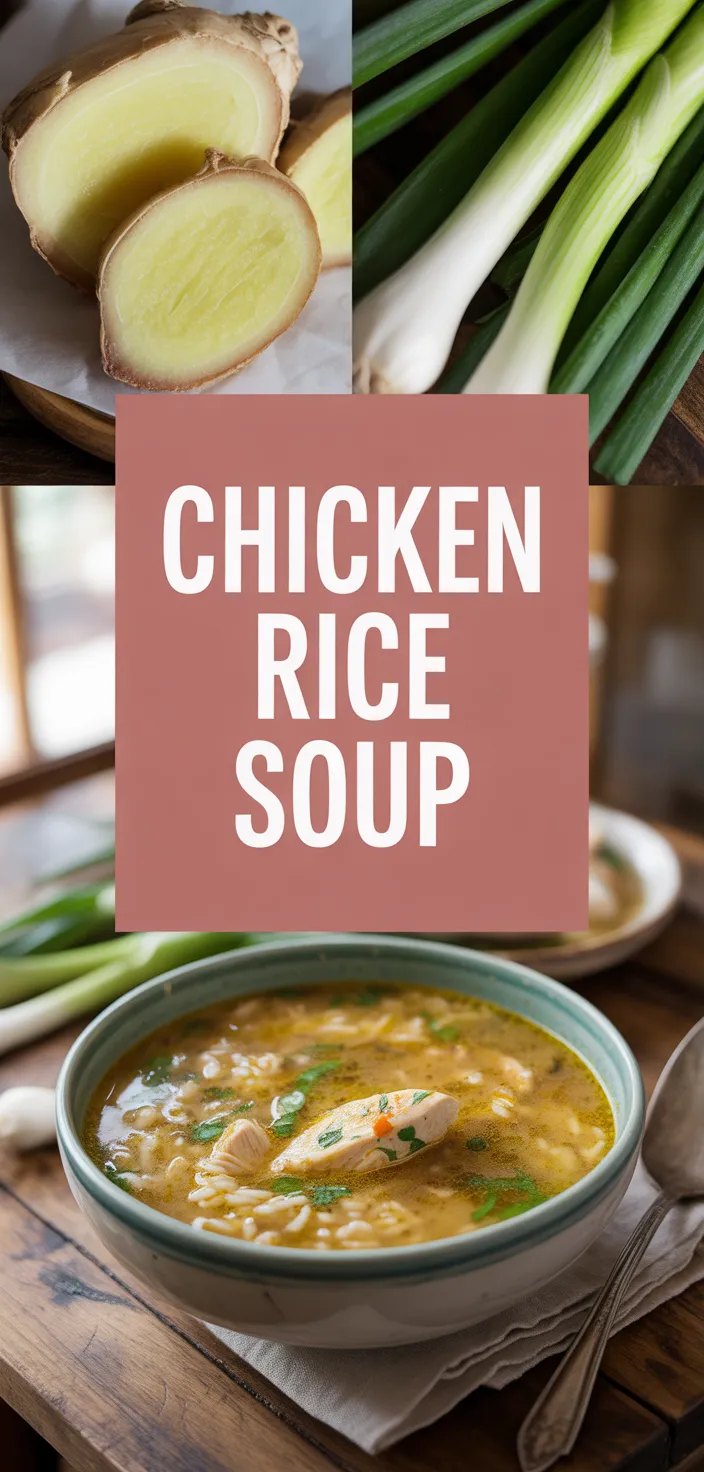 A photo of Chicken Rice Soup Recipe