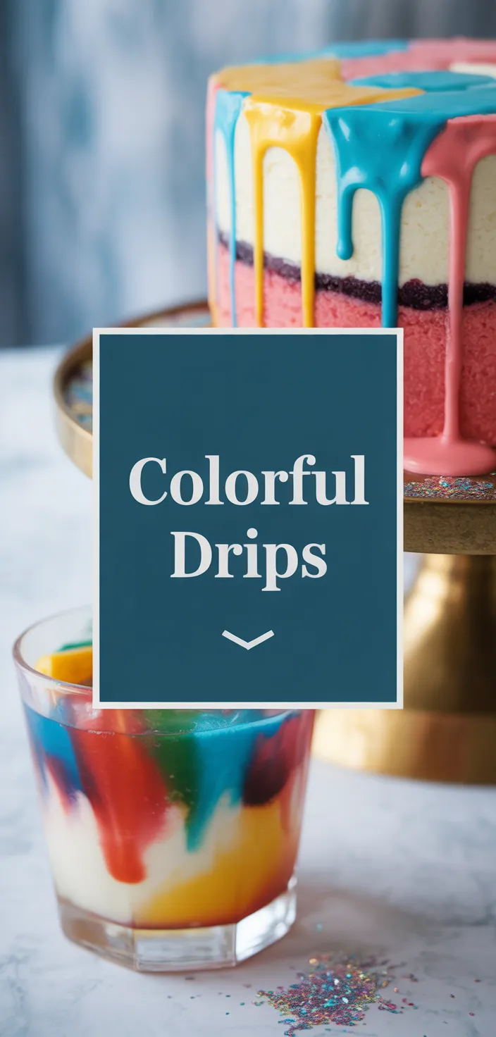 A photo of Colorful Drips Recipe