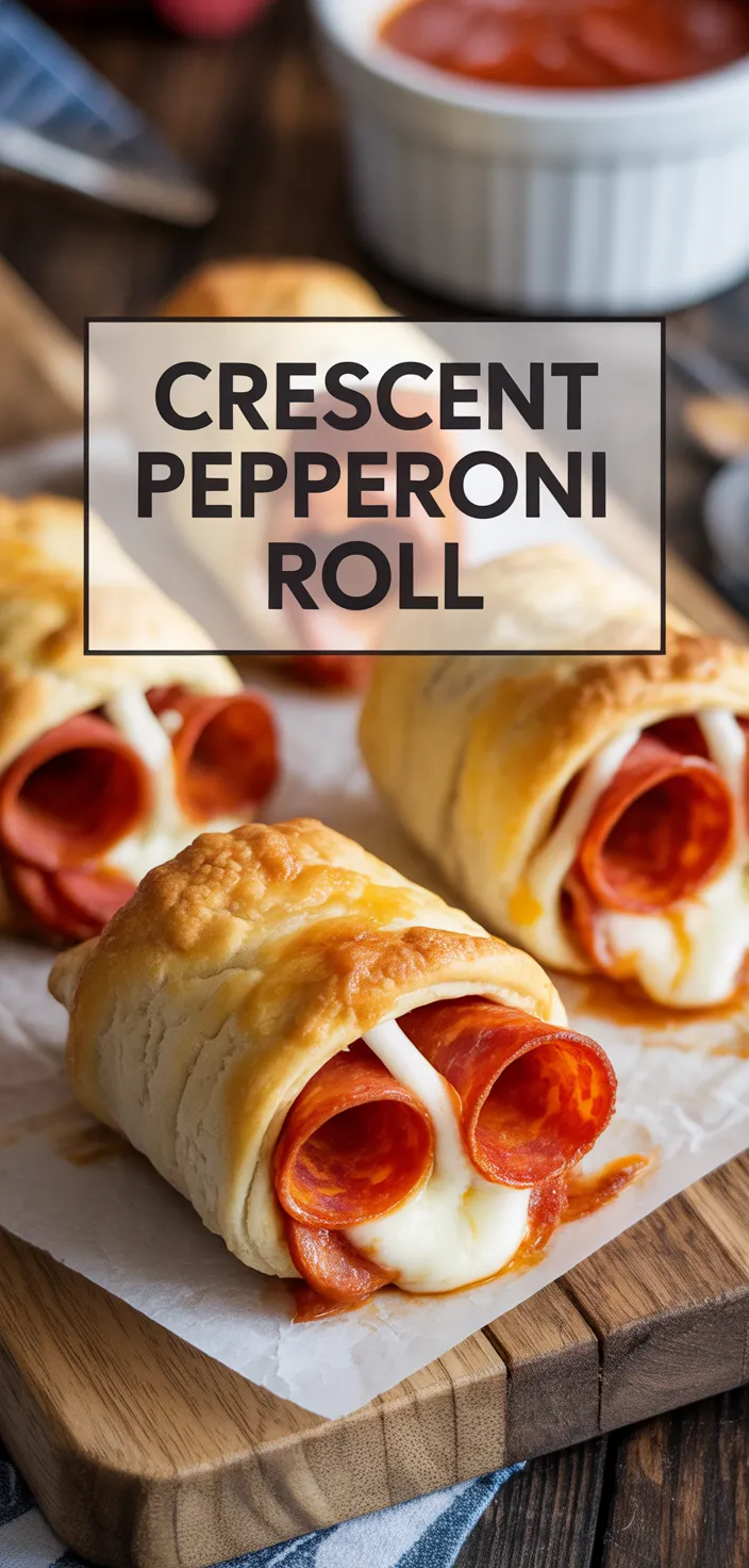 A photo of Crescent Pepperoni Roll Recipe