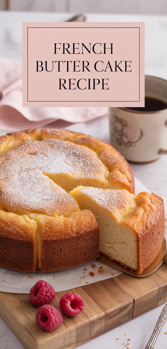 A photo of French Butter Cake Recipe