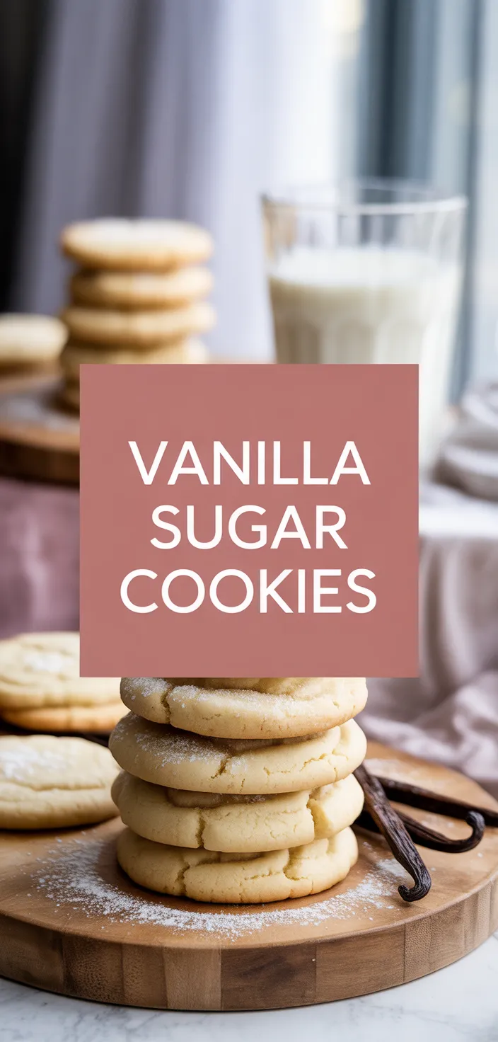 A photo of How To Make Perfect Vanilla Sugar Cookies Recipe
