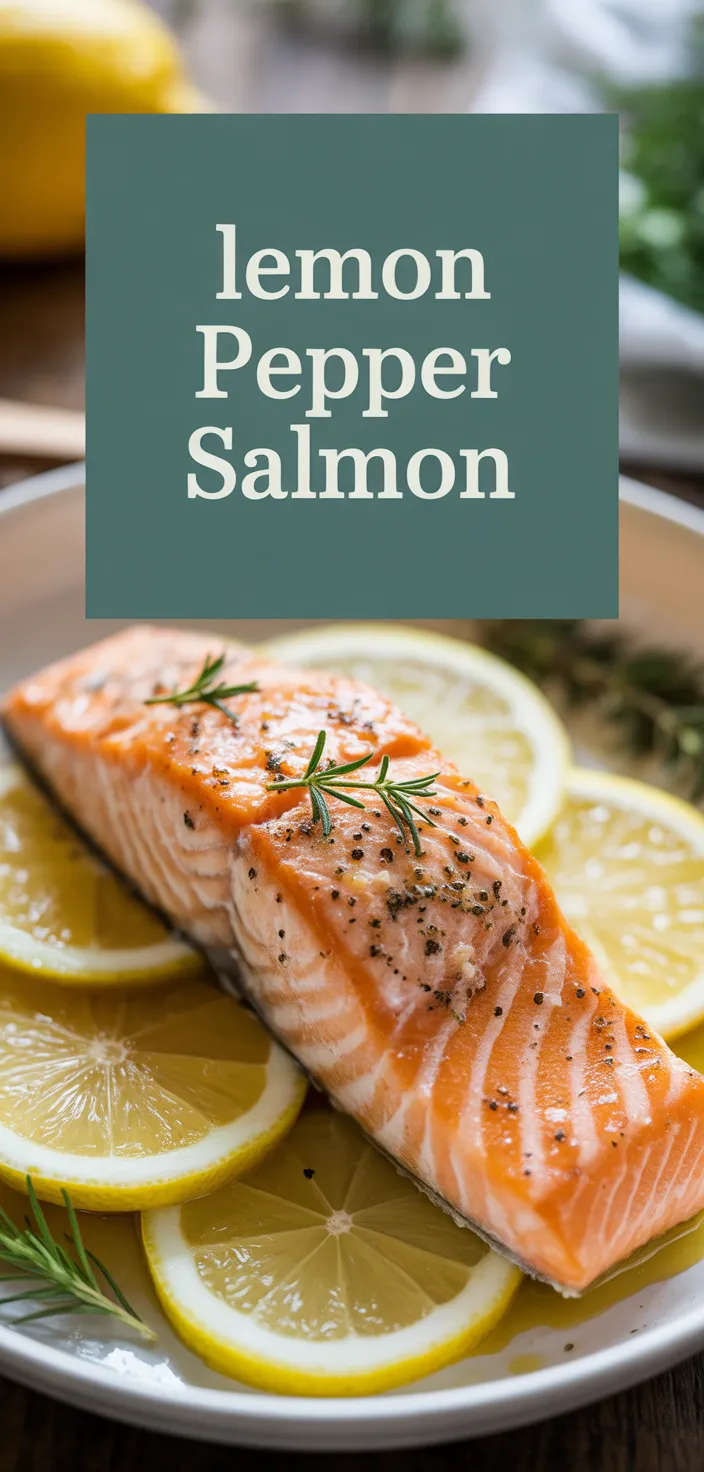 A photo of Lemon Pepper Salmon Recipe