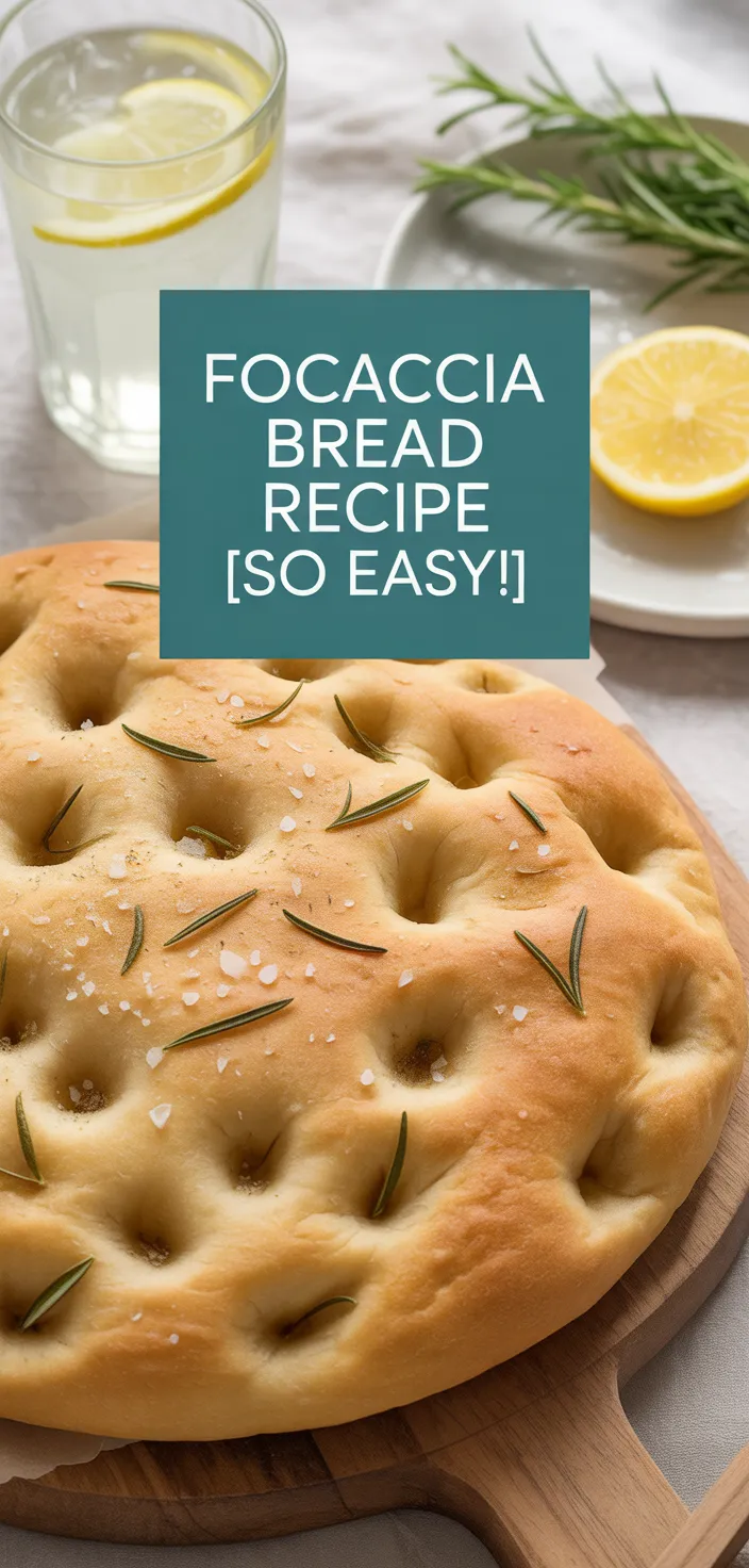 A photo of Focaccia Bread Recipe {So Easy!}