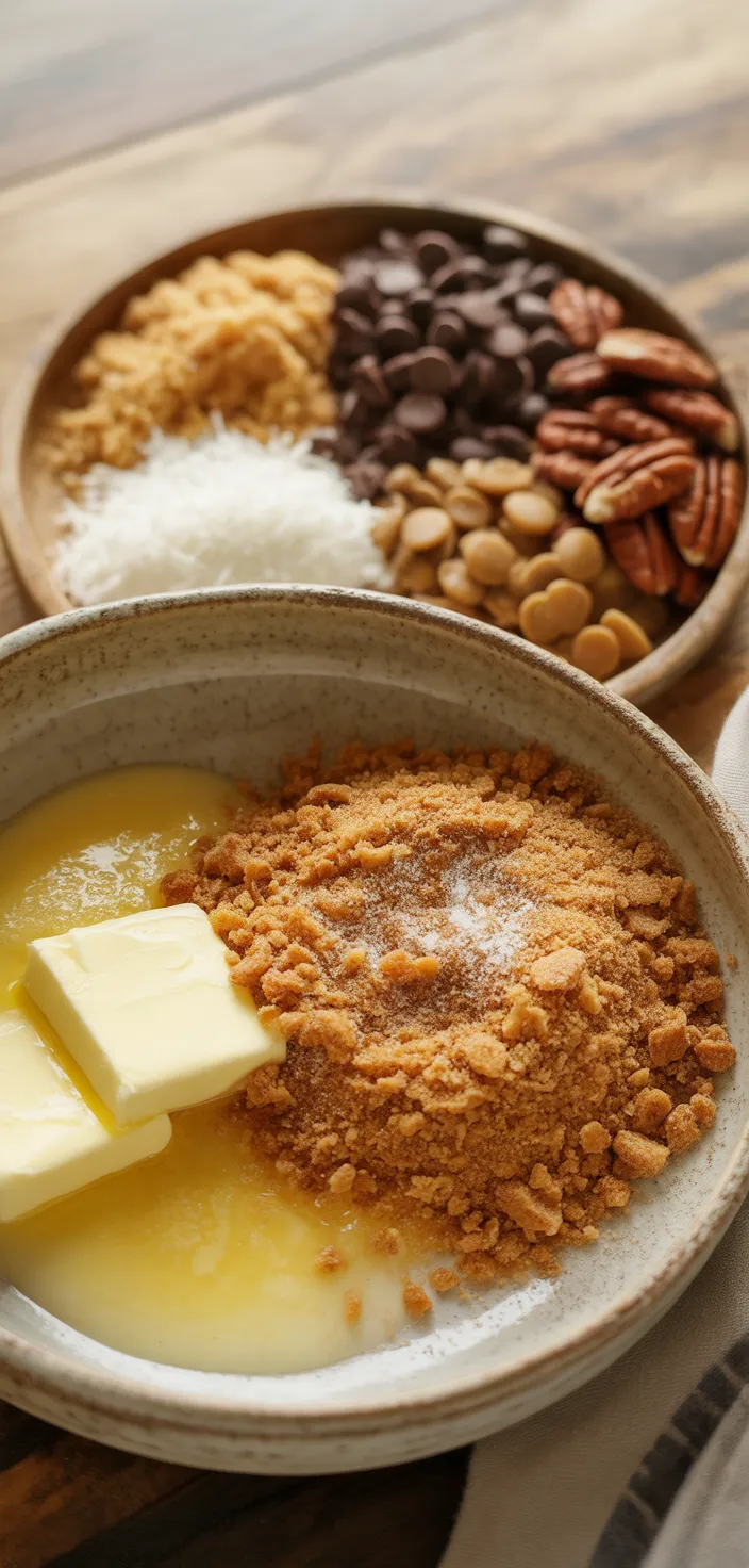 Ingredients photo for *AMAZING* Magic Bars (Hello Dolly Bars) Recipe