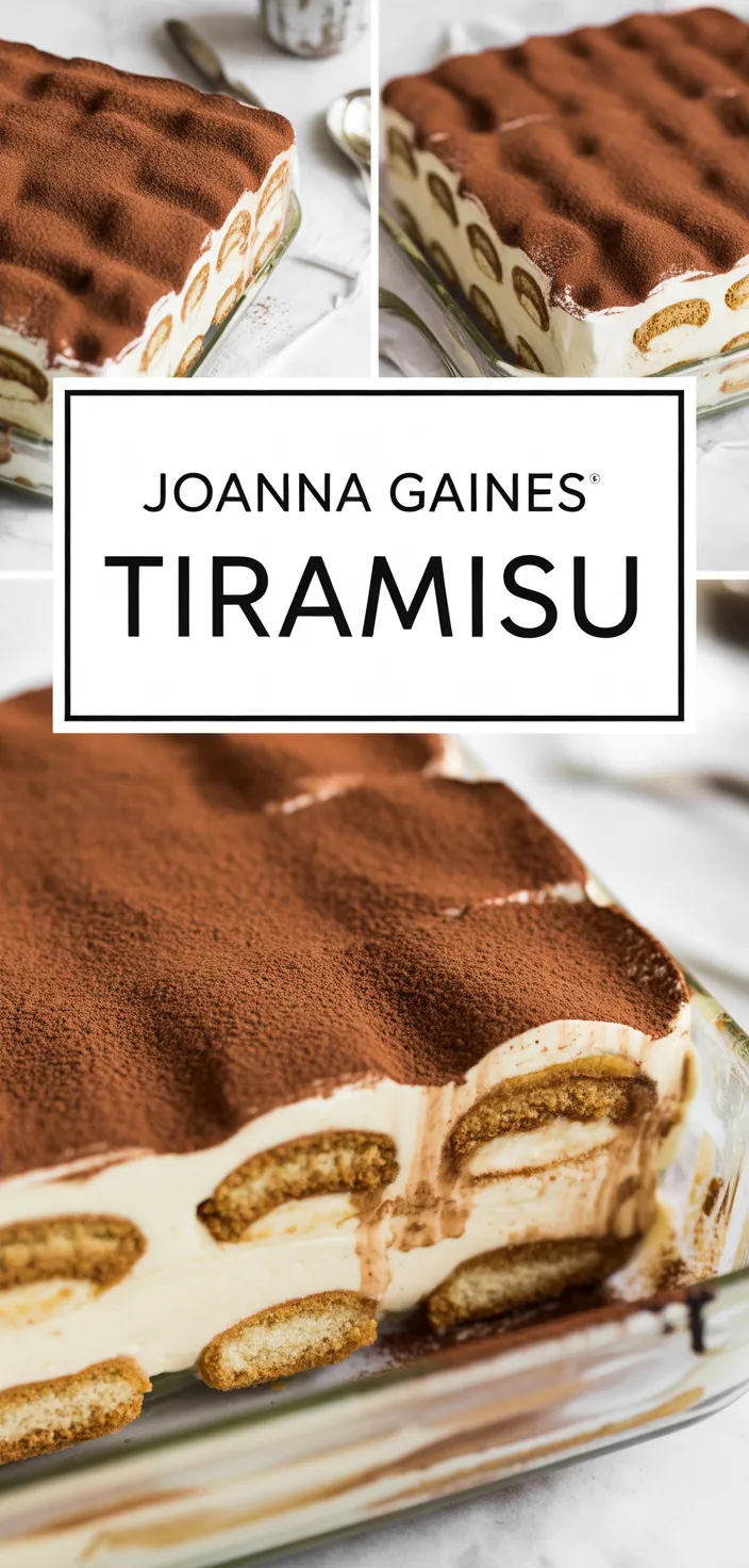 A photo of Joanna Gaines Authentic Italian Tiramisu Recipe