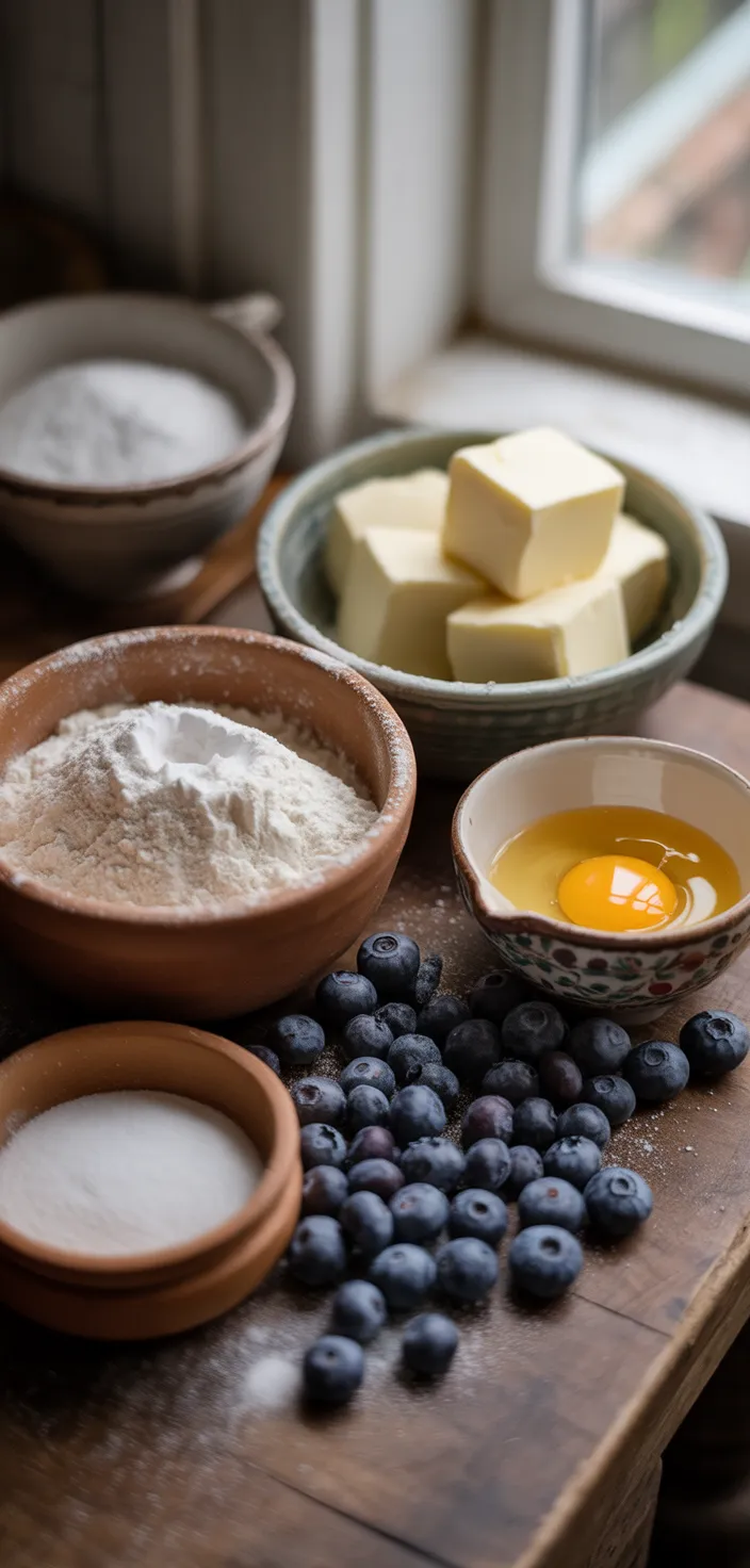 Ingredients photo for Easy Scones Recipe
