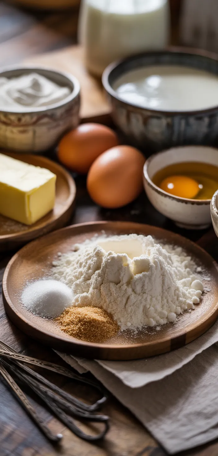 Ingredients photo for Easy Vanilla Cupcake Recipe