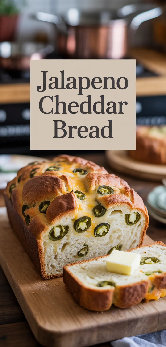 A photo of Jalapeno Cheddar Dutch Oven Bread Is Perfectly Crusty On The Outside, With A Soft Fluffy Inside, And Recipe