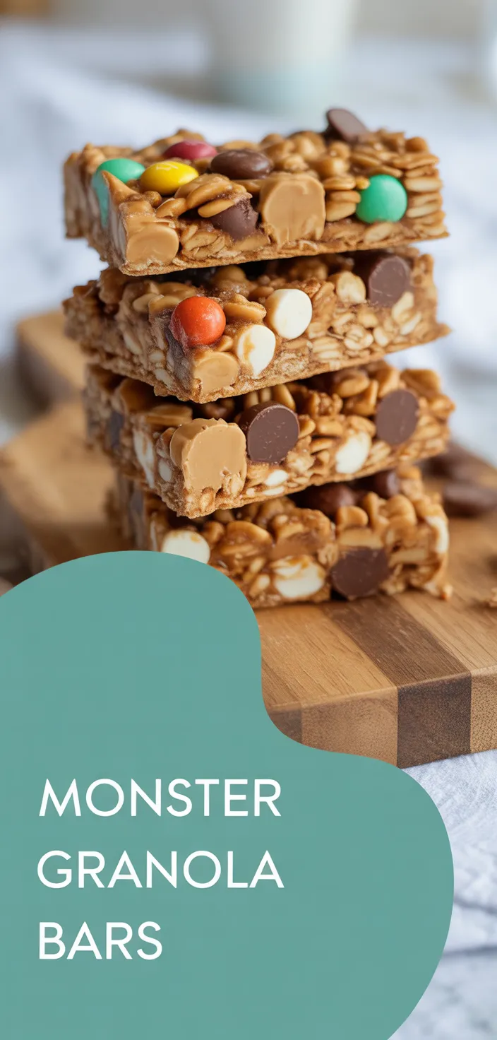A photo of Monster Granola Bars Recipe