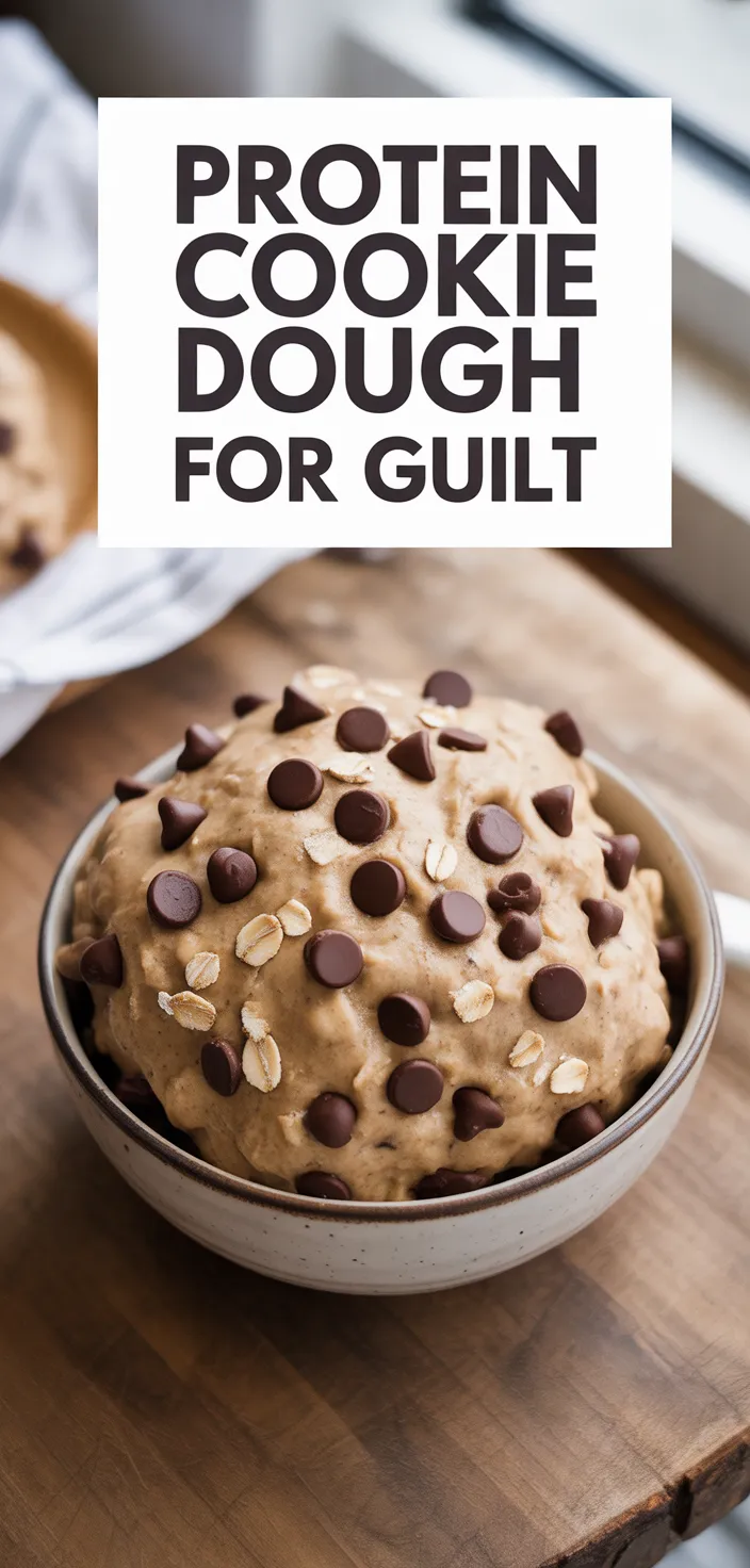 A photo of Protein Cookie Dough For Guilt Recipe