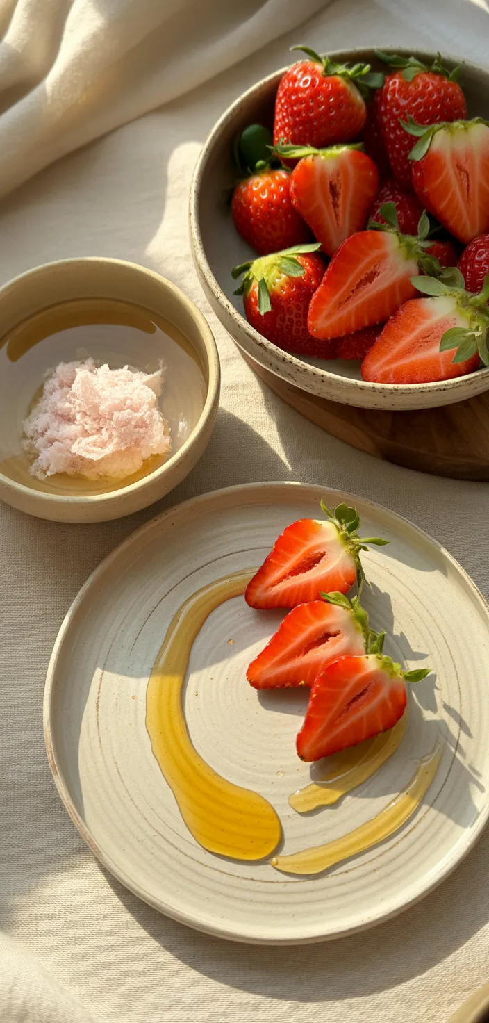 Ingredients photo for Healthy Homemade Strawberry Gummies (With Real Fruit) Recipe