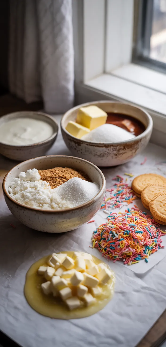 Ingredients photo for Milk Bar Birthday Cake Recipe