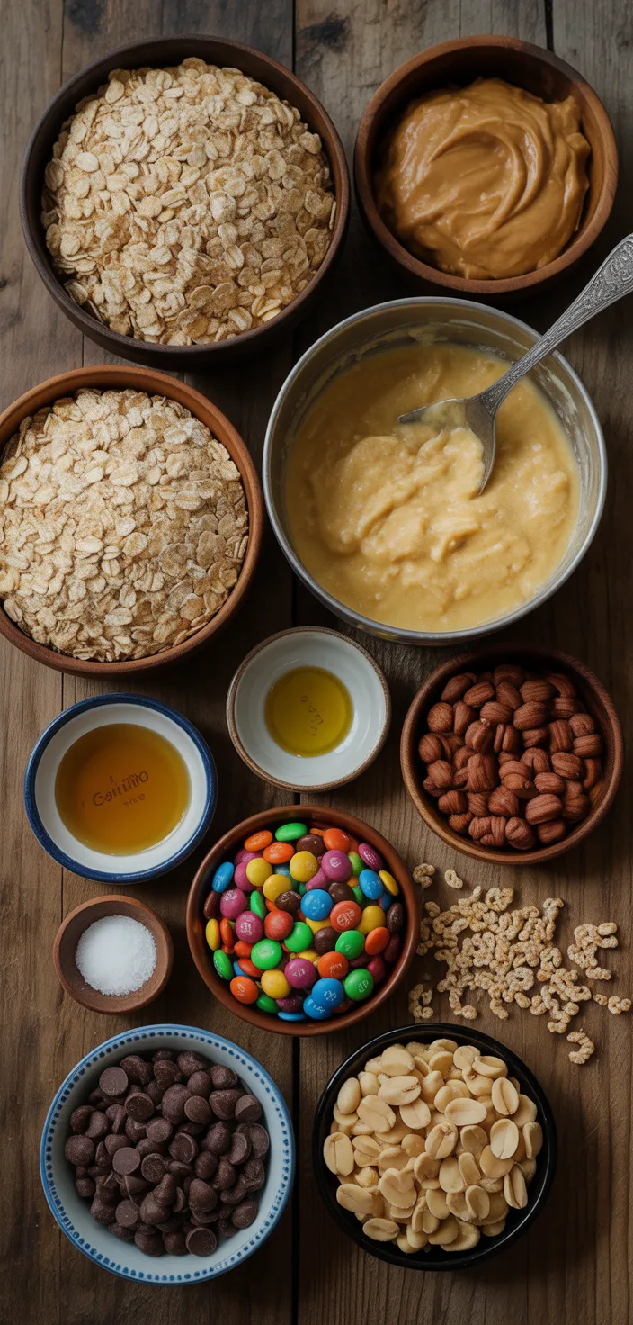 Ingredients photo for Monster Granola Bars Recipe