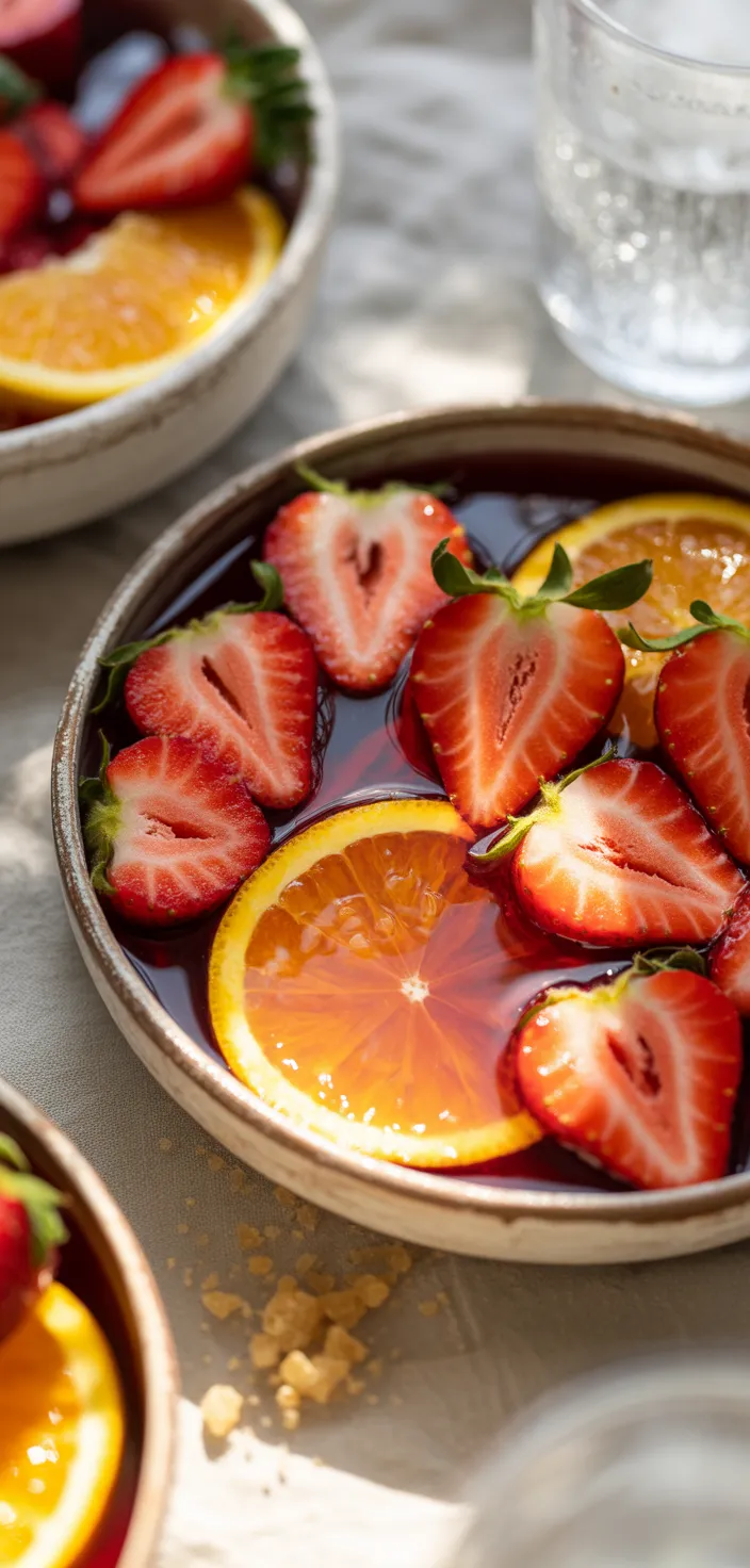 Ingredients photo for Strawberry Sangria Recipe