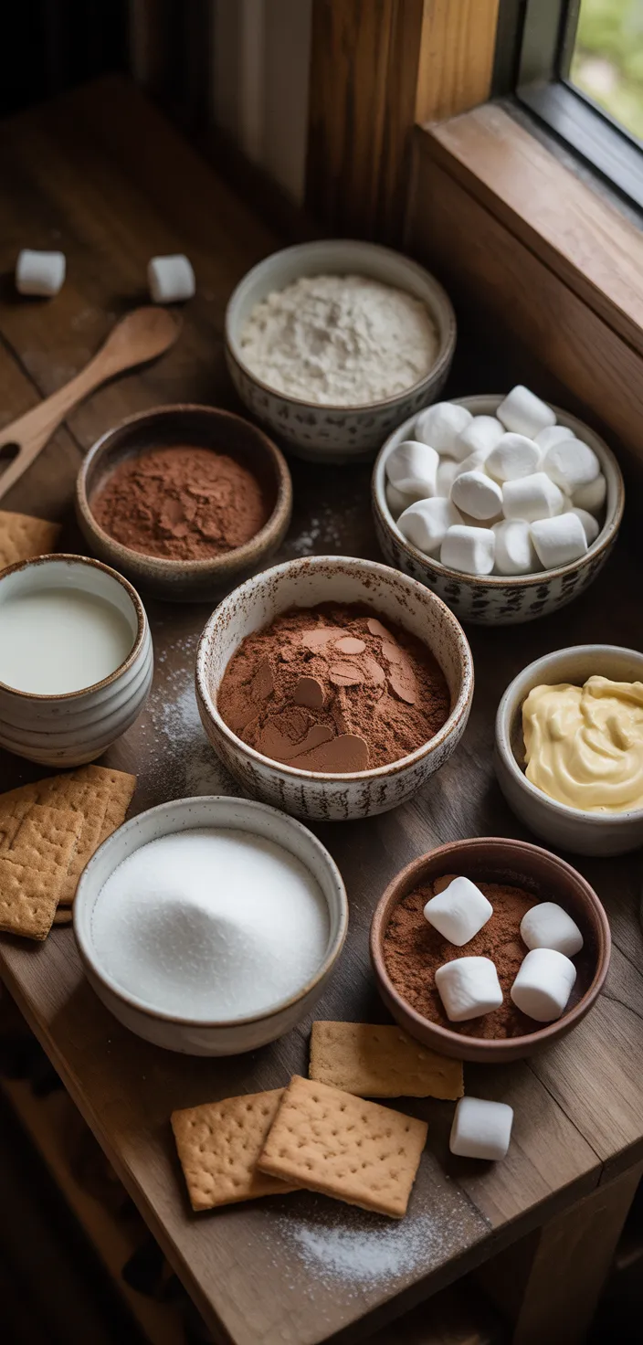 Ingredients photo for The Best S'mores Cupcakes Recipe