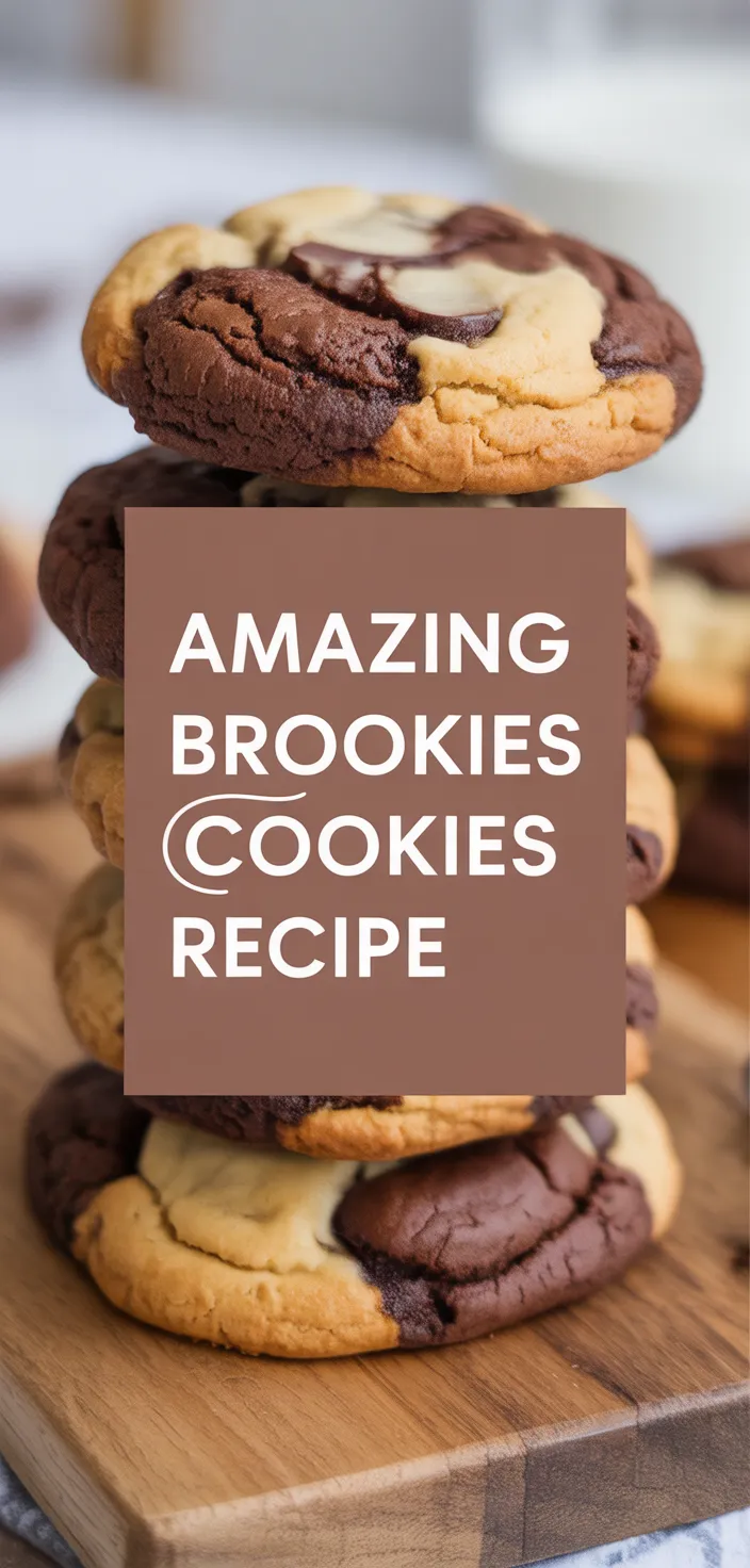 A photo of Amazing Brookies Cookies Recipe