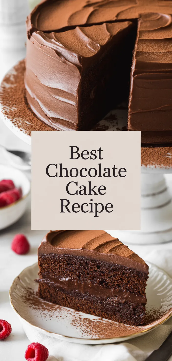 A photo of Best Chocolate Cake Recipe