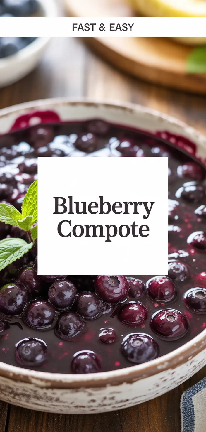A photo of Blueberry Compote Recipe