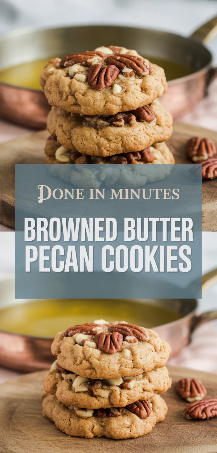 A photo of Browned Butter Pecan Cookies Recipe