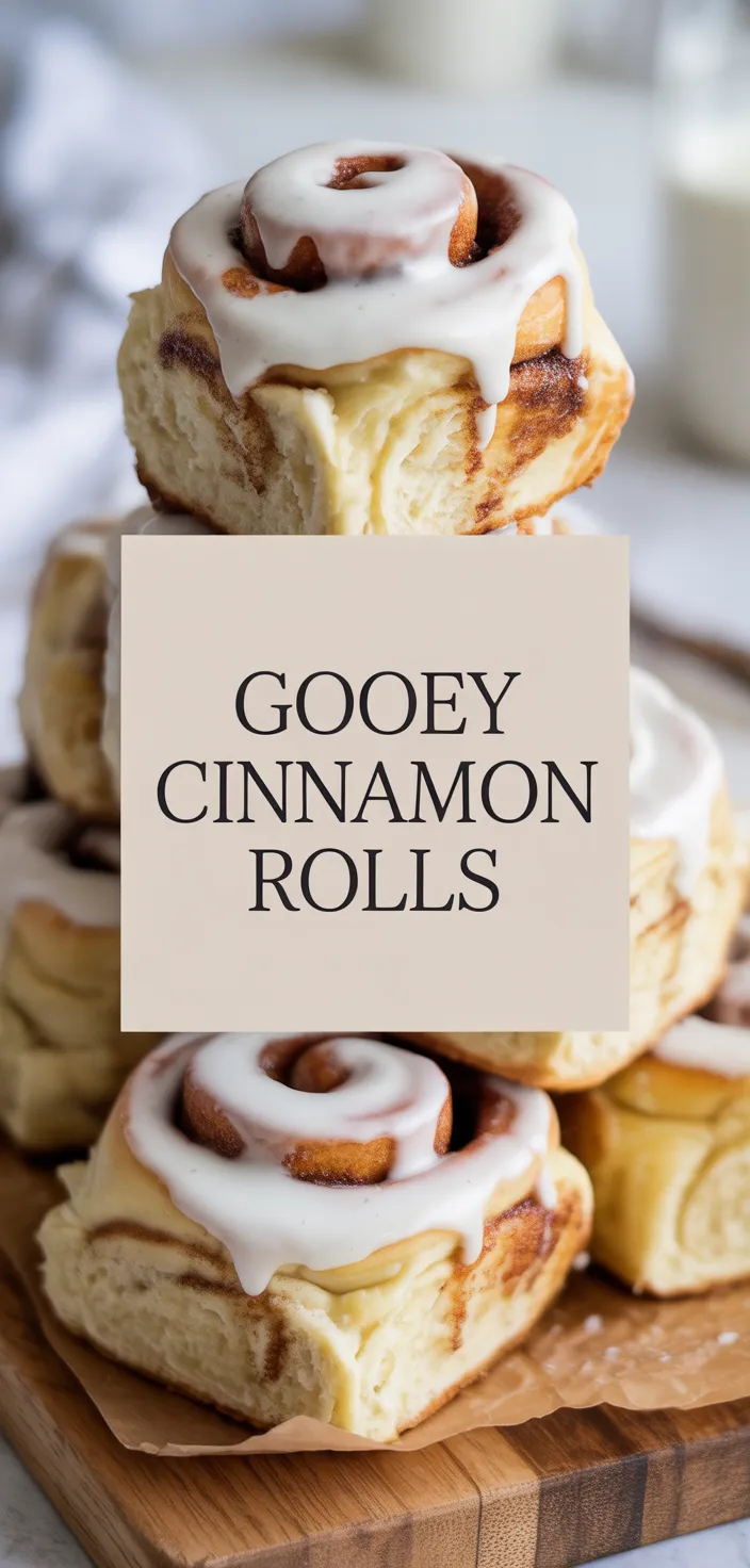 A photo of Gooey Homemade Cinnamon Rolls {from Scratch!} Recipe