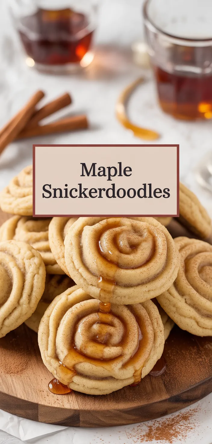A photo of Maple Snickerdoodles Recipe