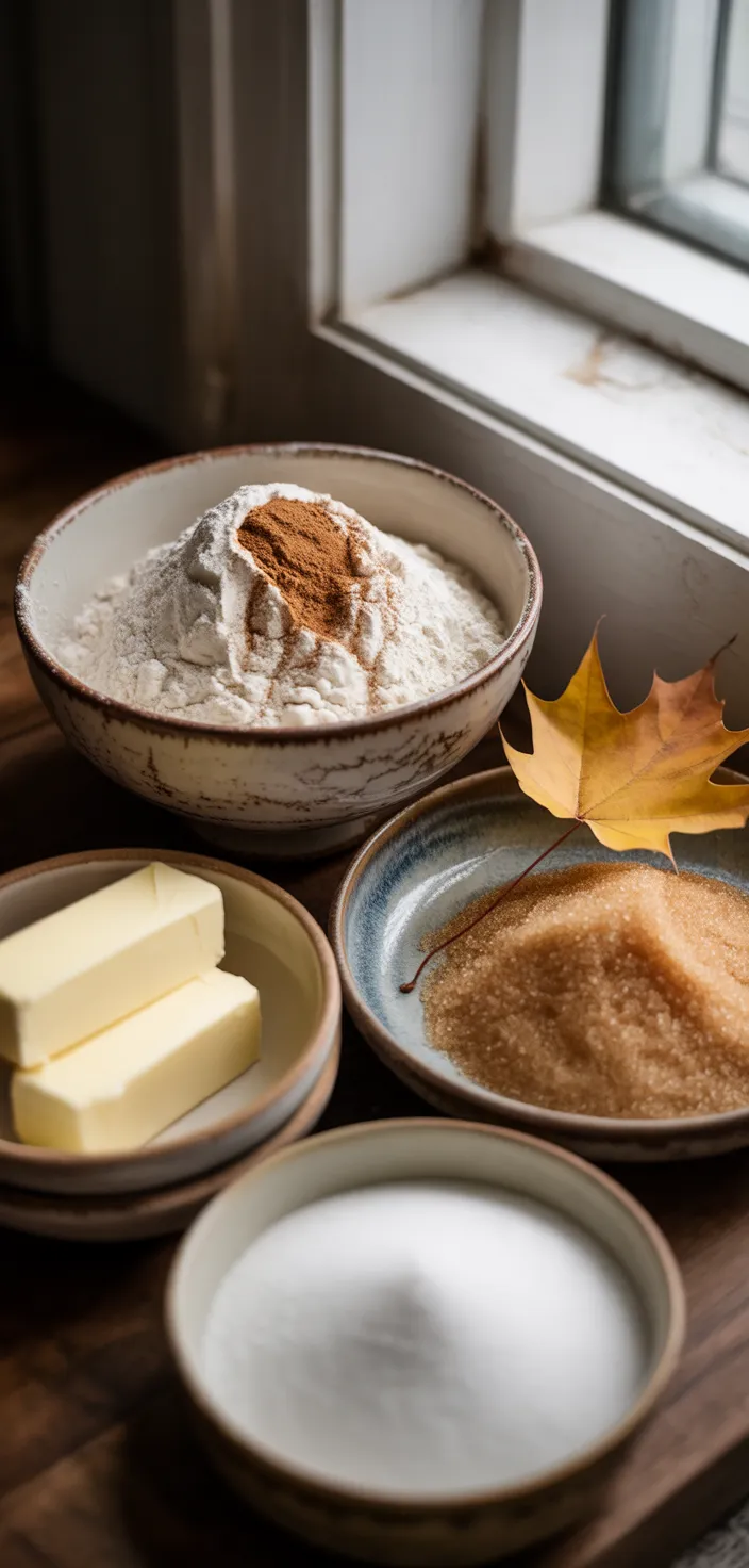 Ingredients photo for Maple Snickerdoodles Recipe