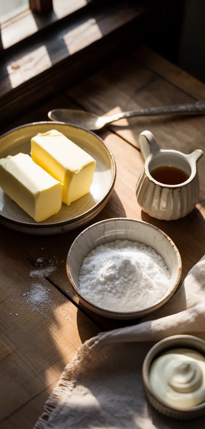 Ingredients photo for This Is The Perfect Recipe For Sugar Free Buttercream Frosting