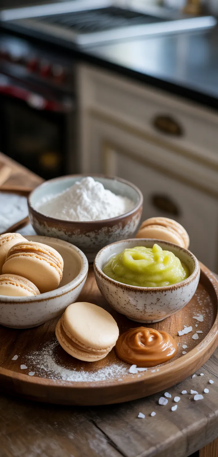 Ingredients photo for Caramel Apple Macarons Recipe