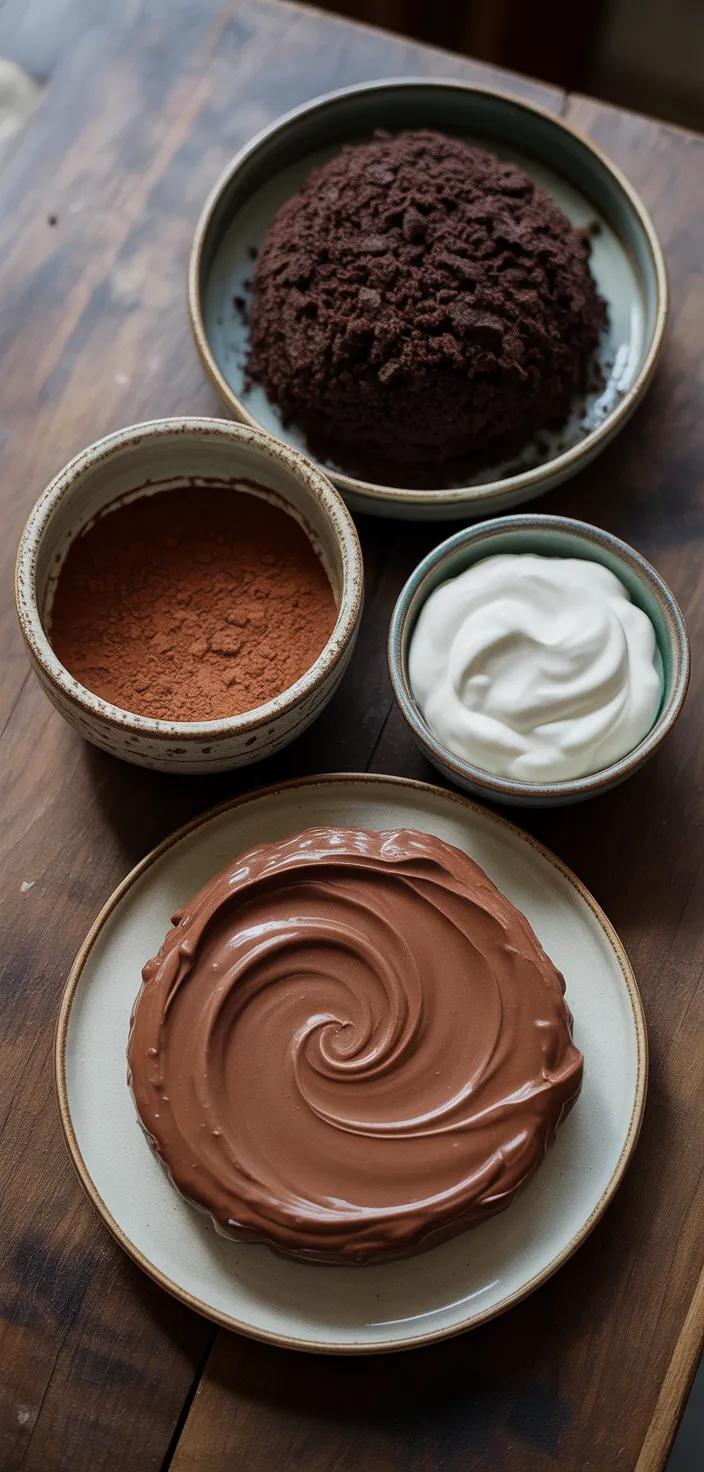 Ingredients photo for Chocolate Espresso Cheesecake Recipe