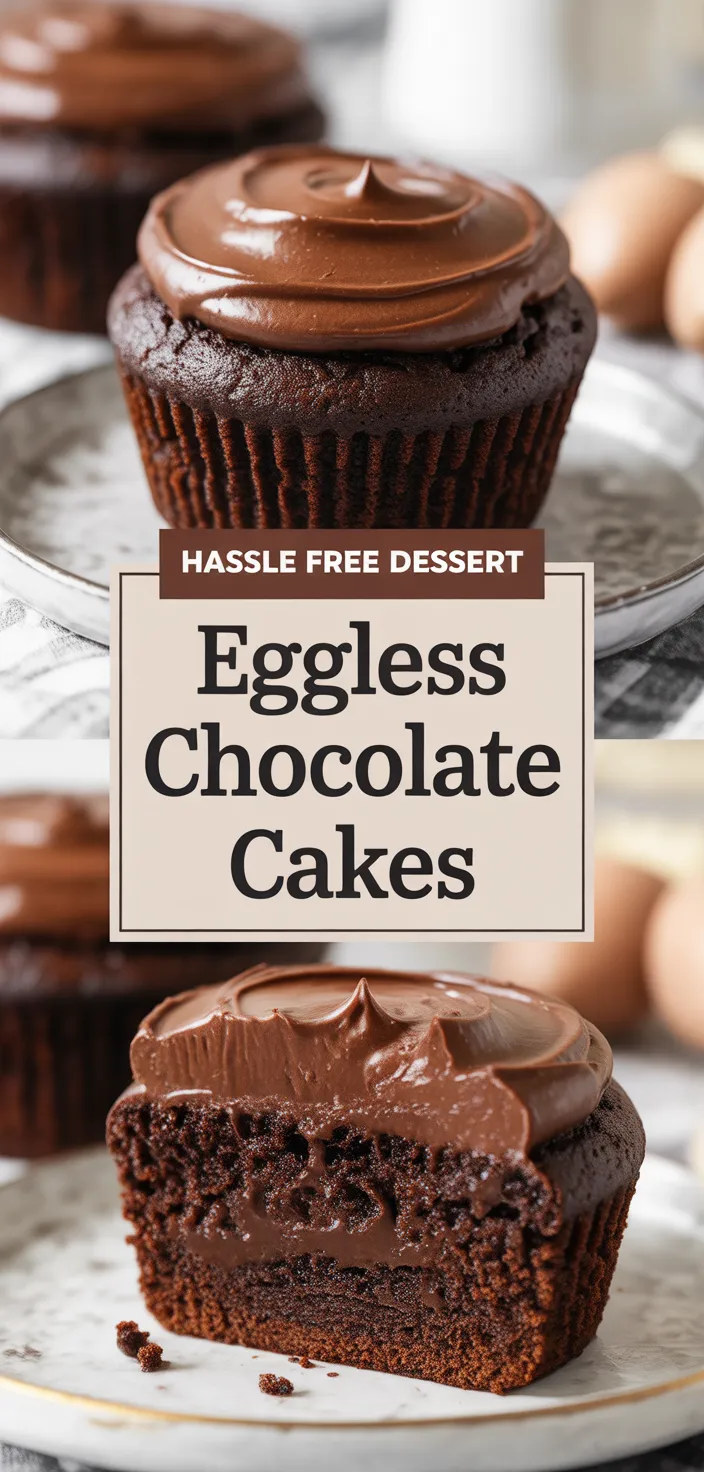 A photo of Best Eggless Chocolate Cake & Cupcakes Recipe