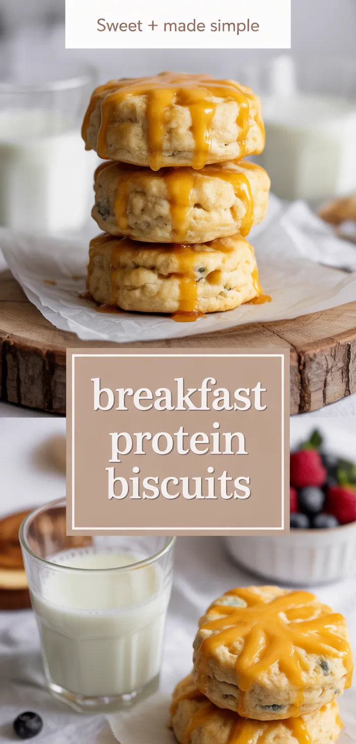 A photo of Breakfast Protein Biscuits Recipe