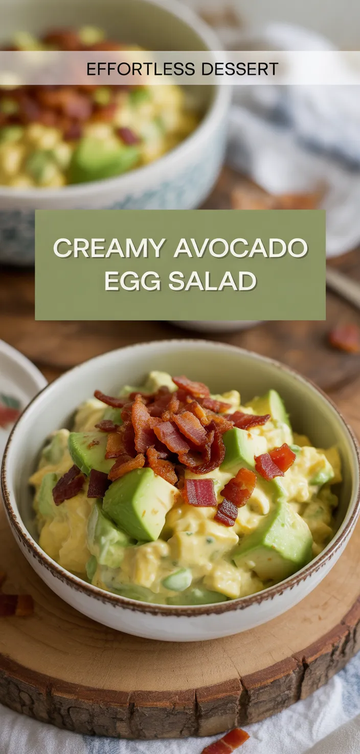 A photo of Creamy Avocado Egg Salad Recipe