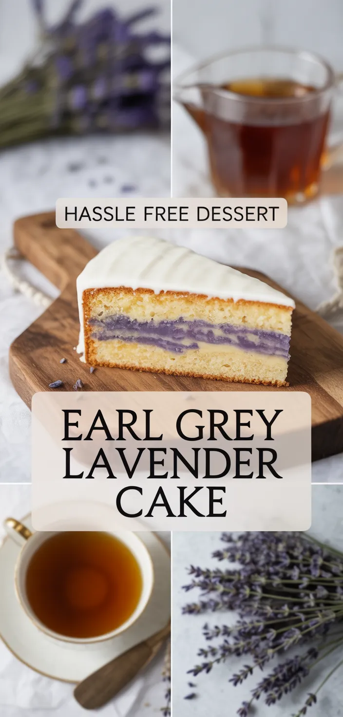 A photo of Earl Grey Lavender Cake: Delicious Recipe From Scratch