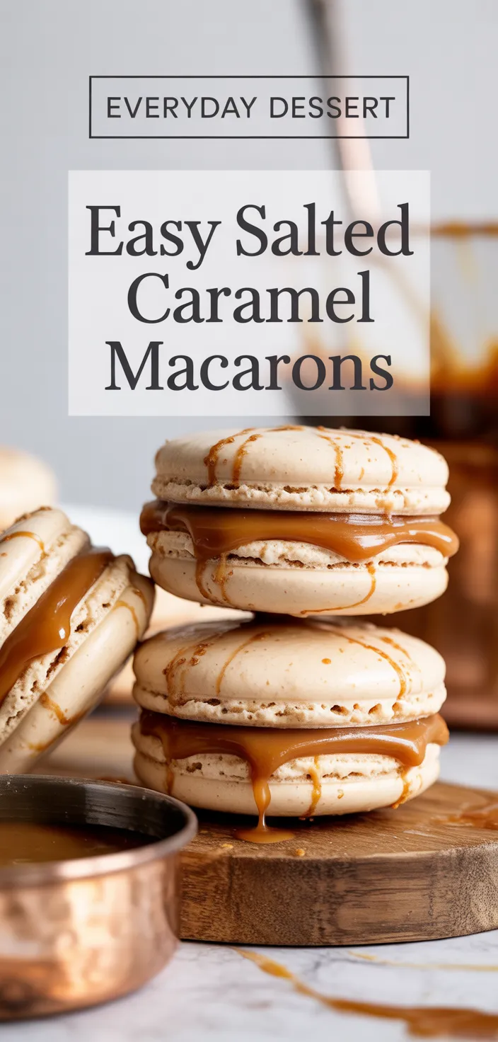 A photo of Easy Salted Caramel Macarons Recipe