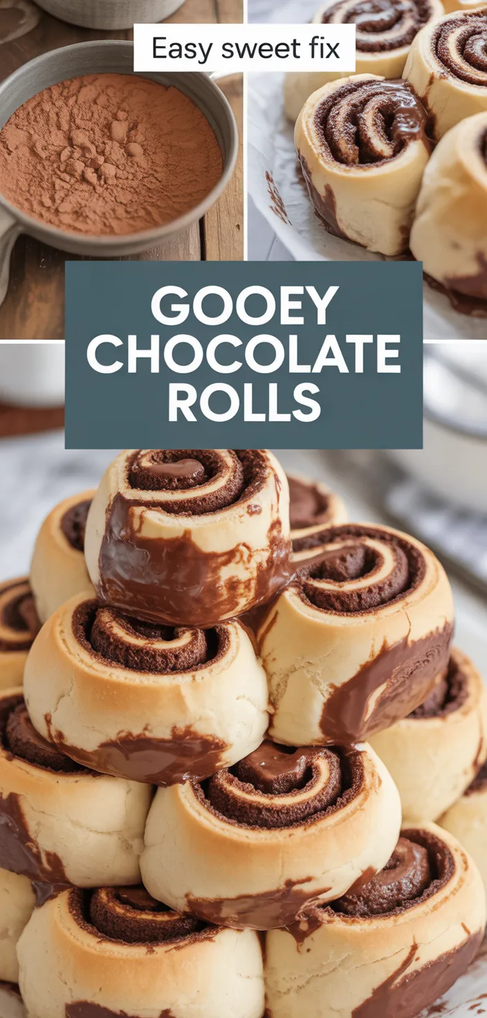 A photo of Gooey Chocolate Rolls Recipe